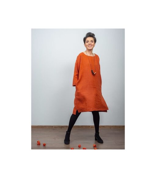 Mirai kleit Monica - terrakota-oranž