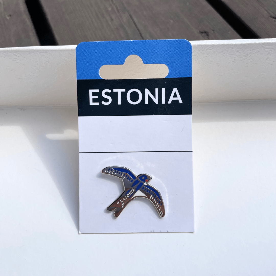 Eesti teemaline rinnamärk - Suitsupääsuke