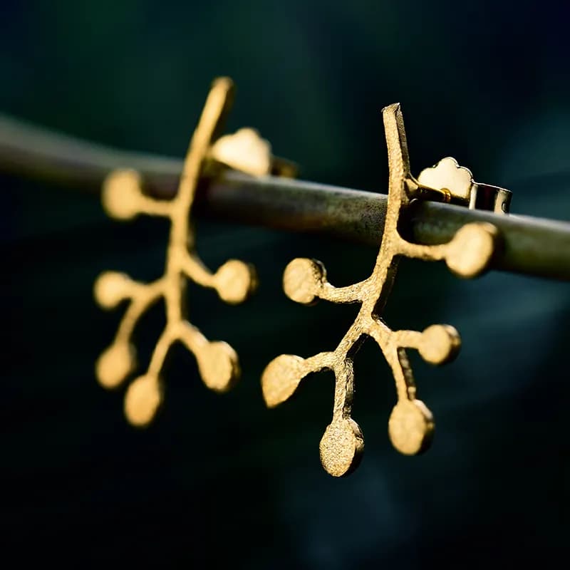 Kõrvarõngad Lootos - Golden Tree