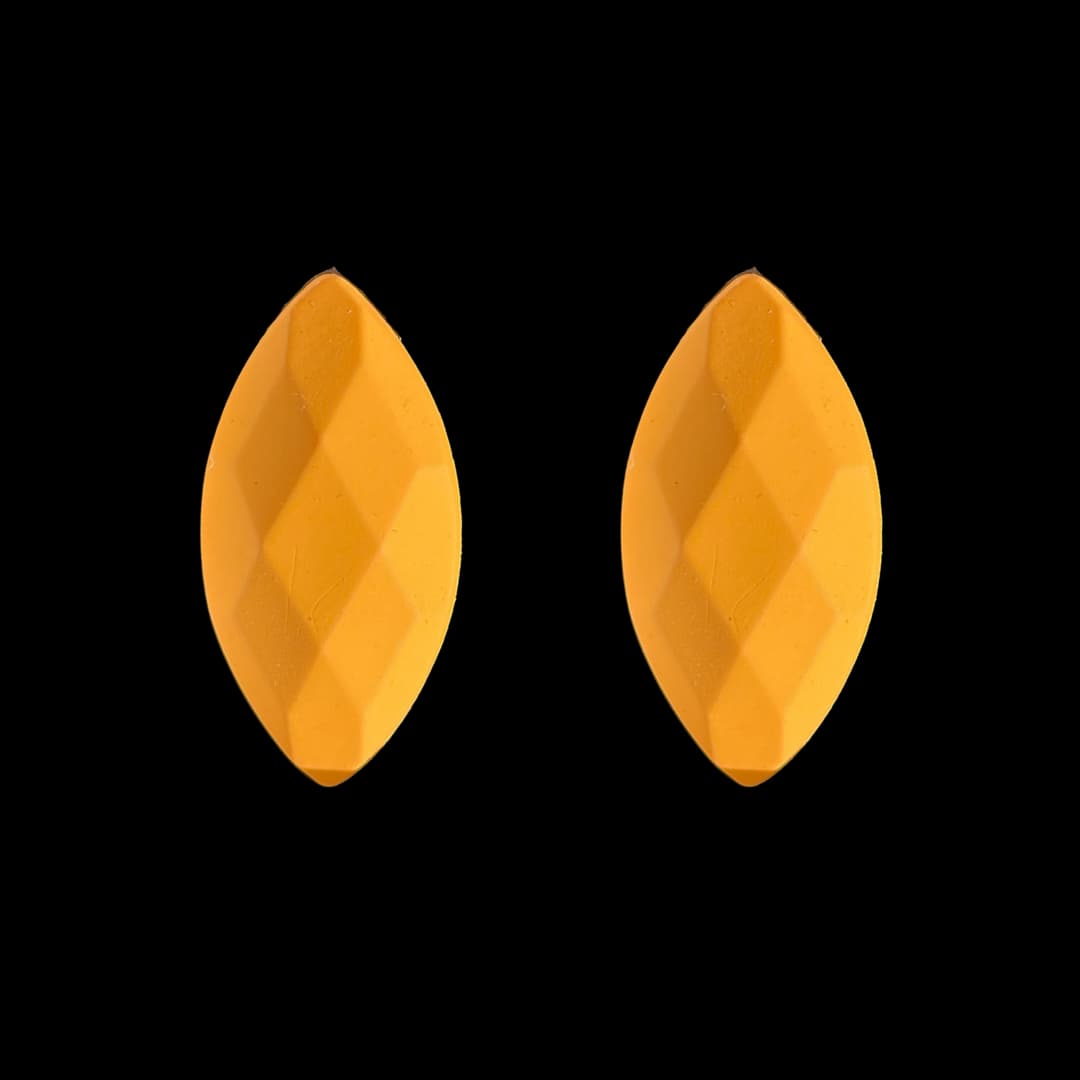 Elegant Oval kõrvarõngad - Oranž