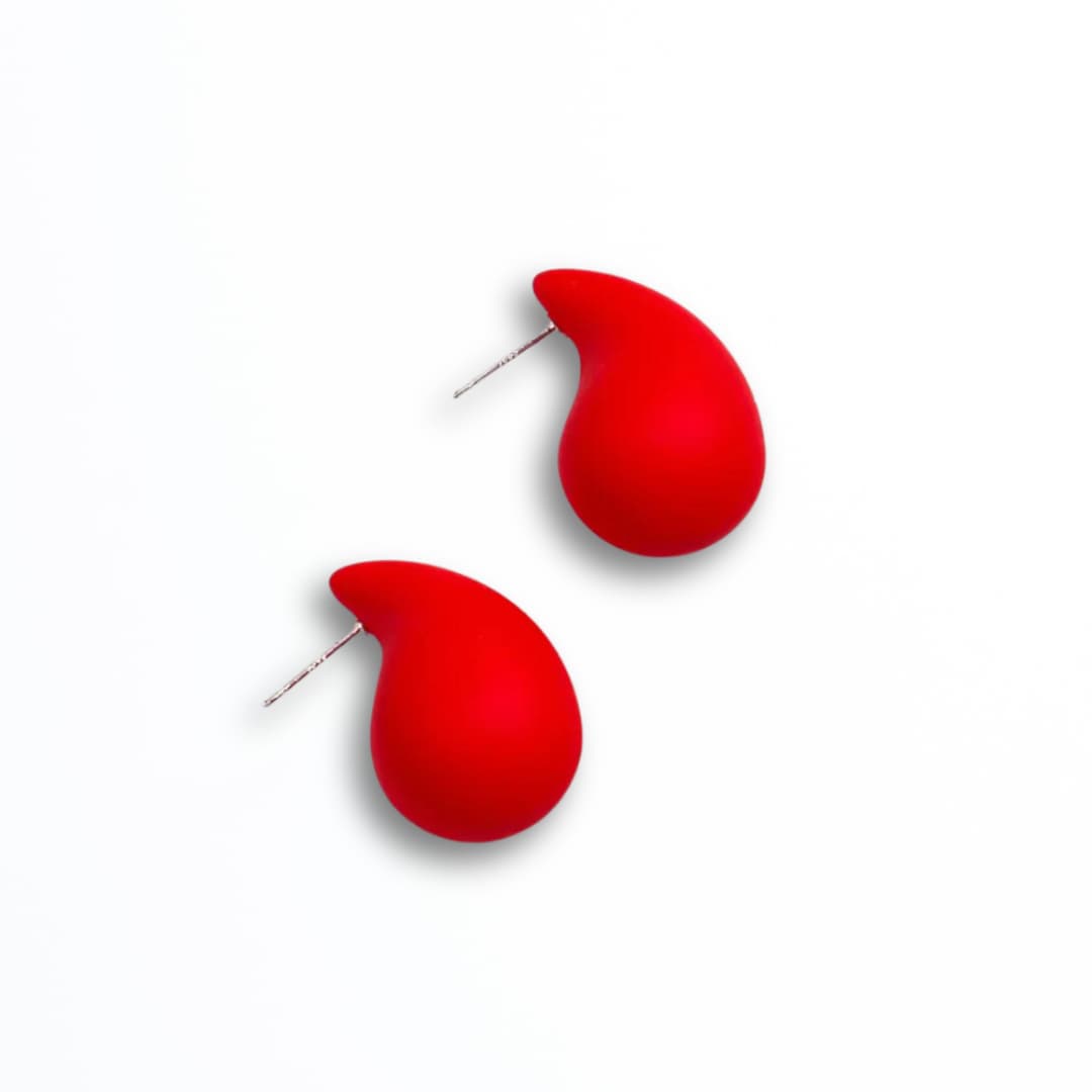 Kõrvarõngad Small Drop - Punane