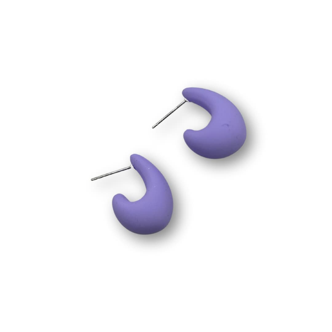 Kõrvarõngad Small Drop Twist - Lavendel