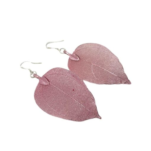 Kõrvarõngad - Pink Leaf