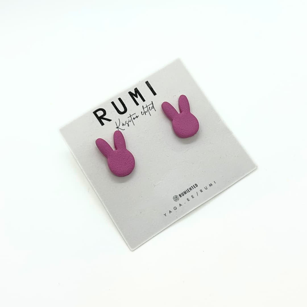 Rumi kõrvarõngad - Pink Rabbit