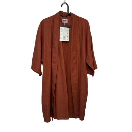 Linane lühike kimono - Pruunikas