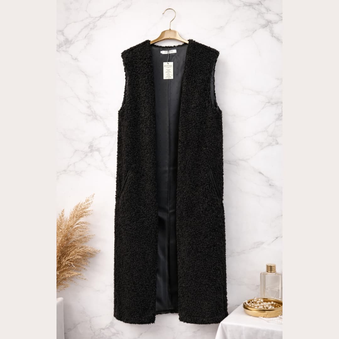 Rosamunde vest must - L suurus