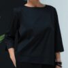JustMust minimalistlik pluus Anata - Must