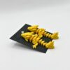 Leht disain 3D prinditud kõrvarõngad Draakon - Kollane