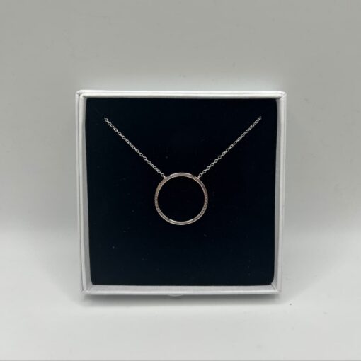 Hõbedast kaelakee Luna - Ring