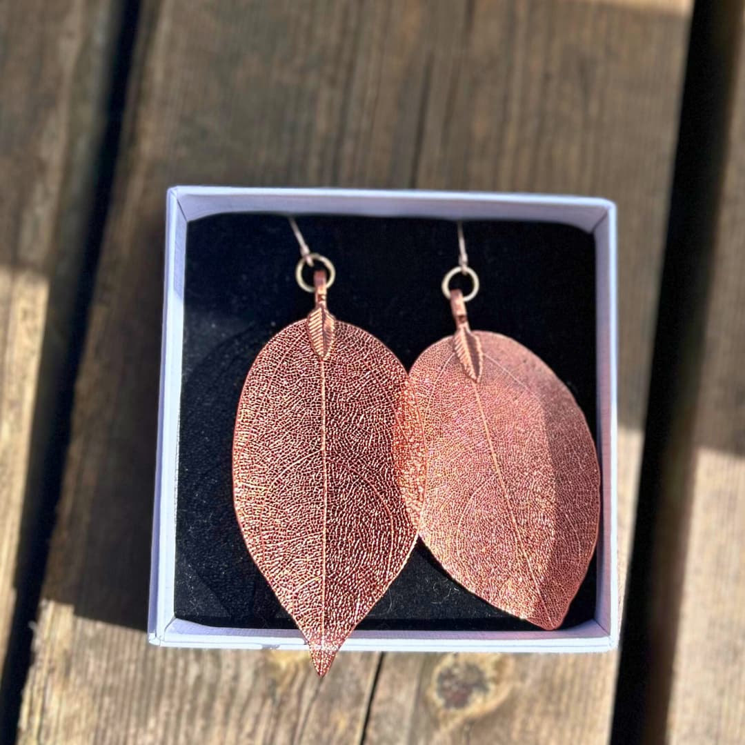 Kõrvarõngad - Brown Leaf