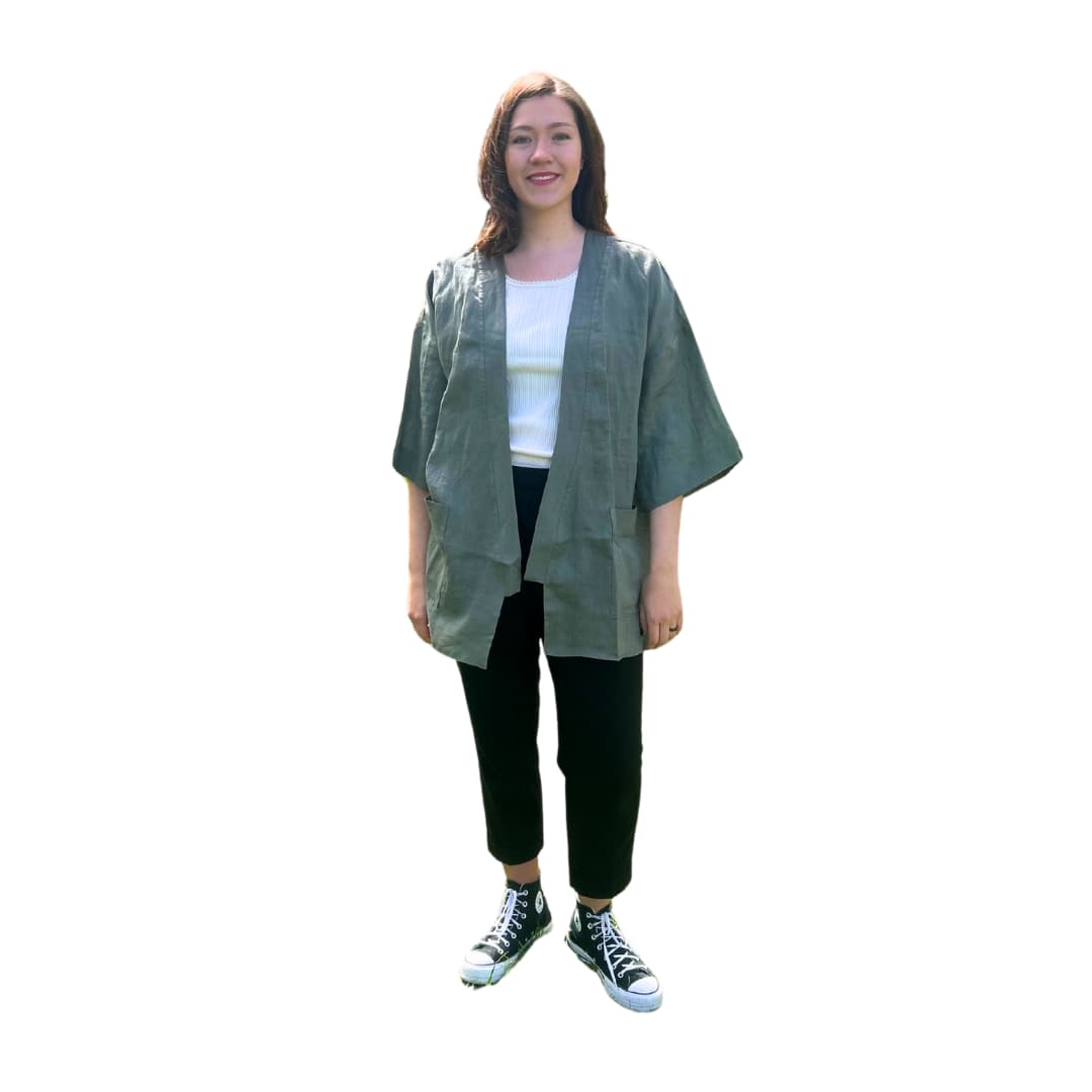 Mirai õhuke kimono Yoko - Roheline
