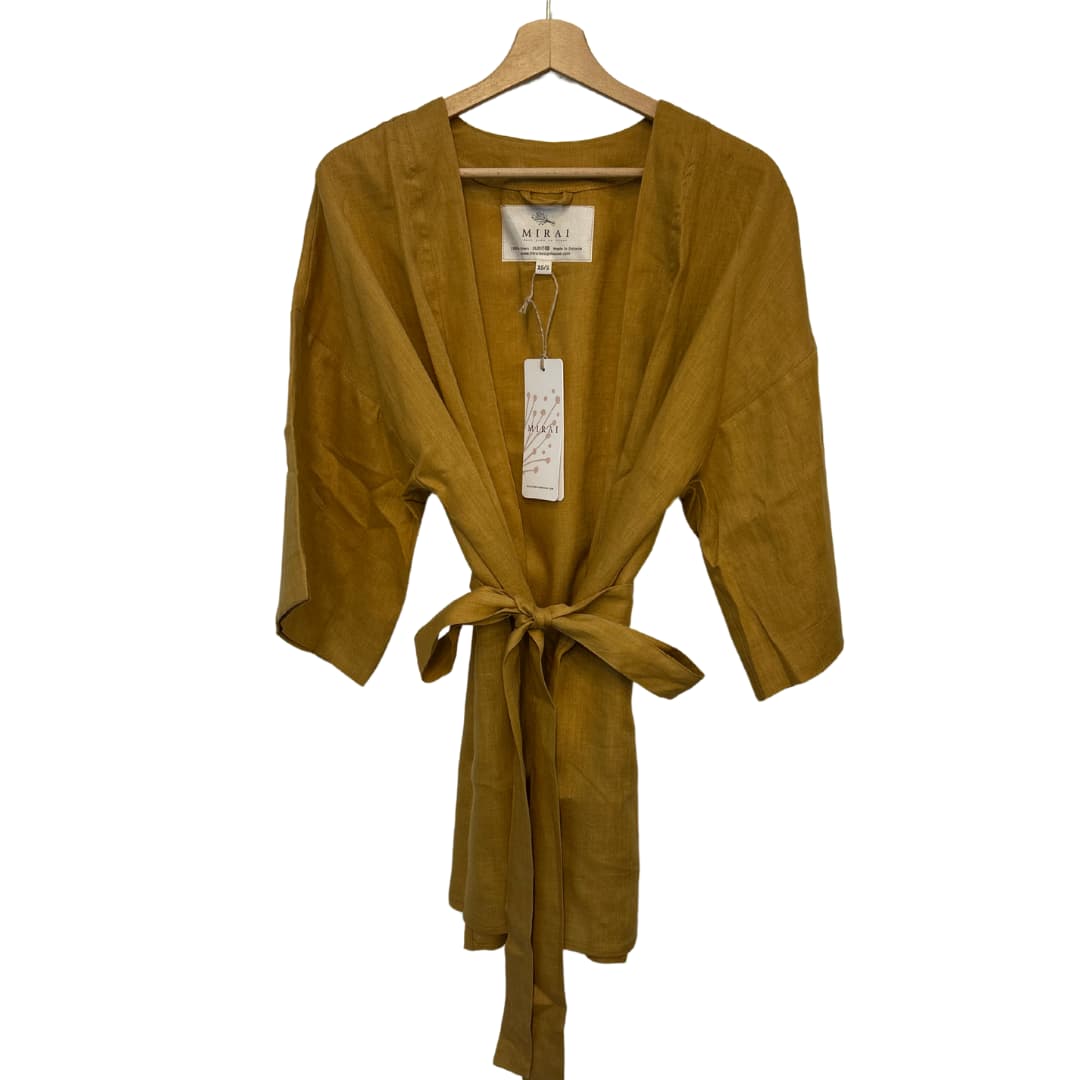 Mirai õhuke kimono Yoko - Kollane