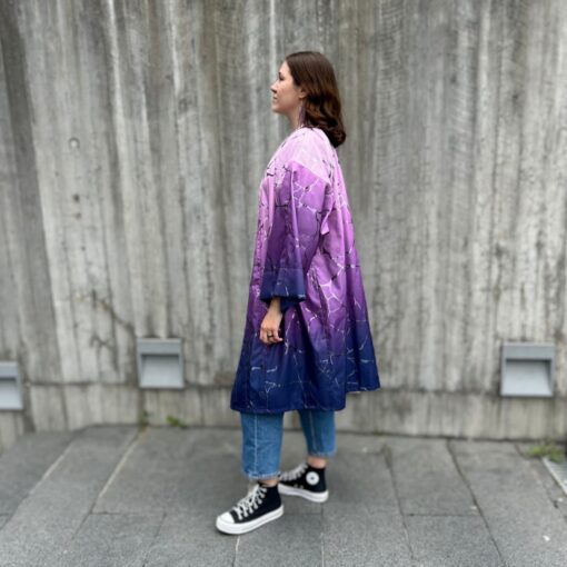 Moniik kimono - Läikiv lilla