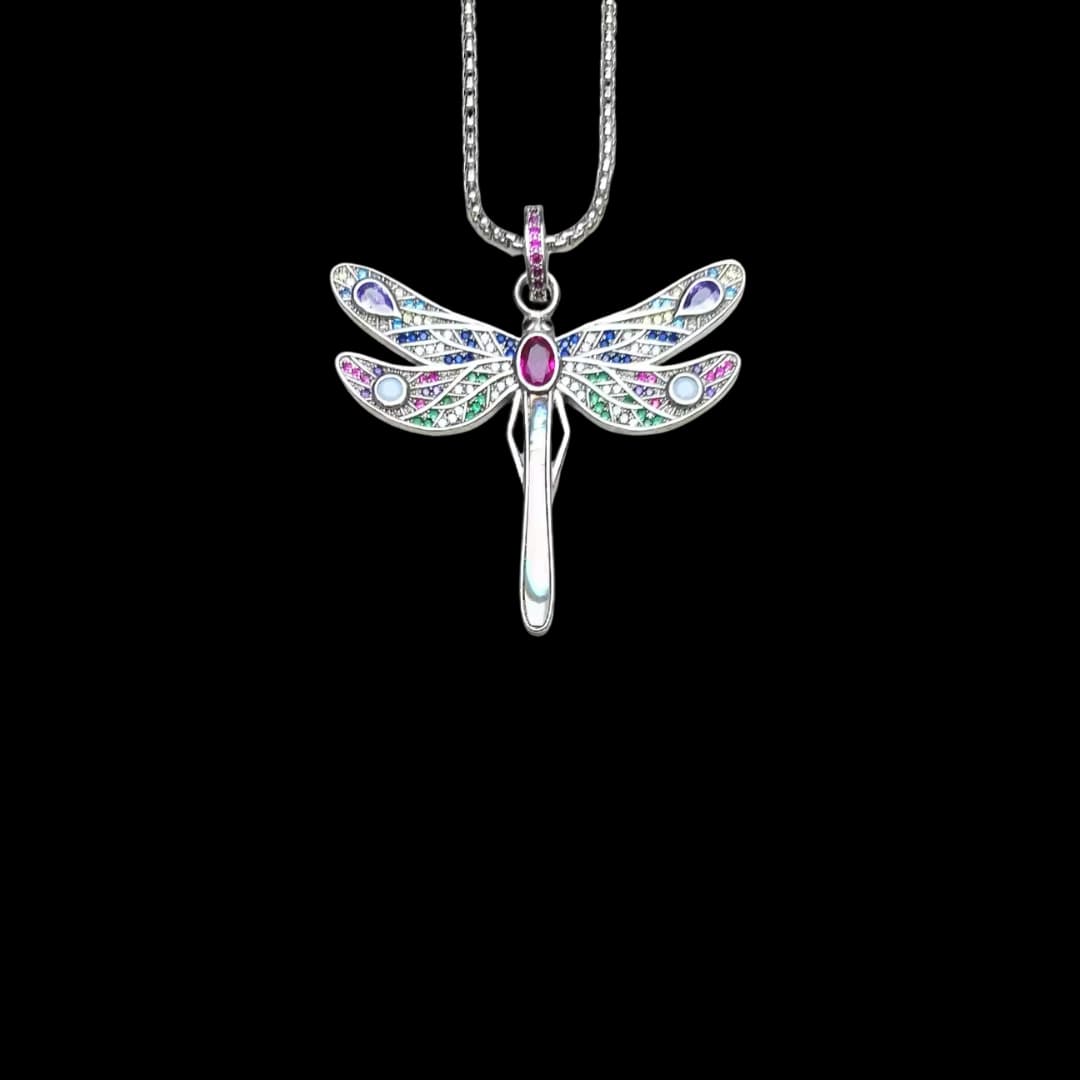Hõbedast kaelakee - Silver Dragonfly II