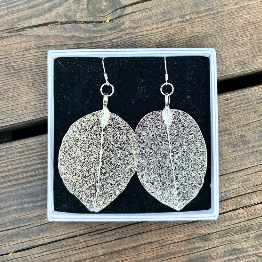 Kõrvarõngad - Silver Leaf II