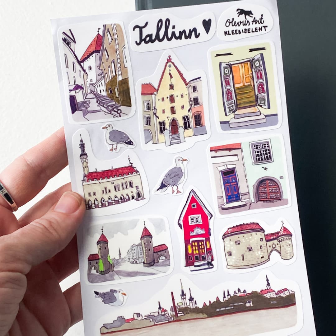 Olevus Art kleebiseleht - Tallinn