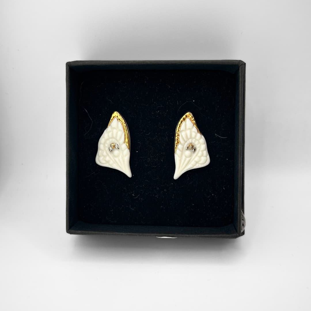 Stuudio Ankoopi kõrvarõngad - Valged tiivad