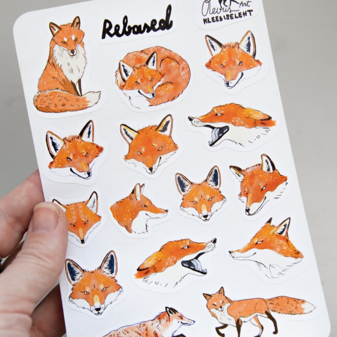 Olevus Art kleebiseleht - Rebased