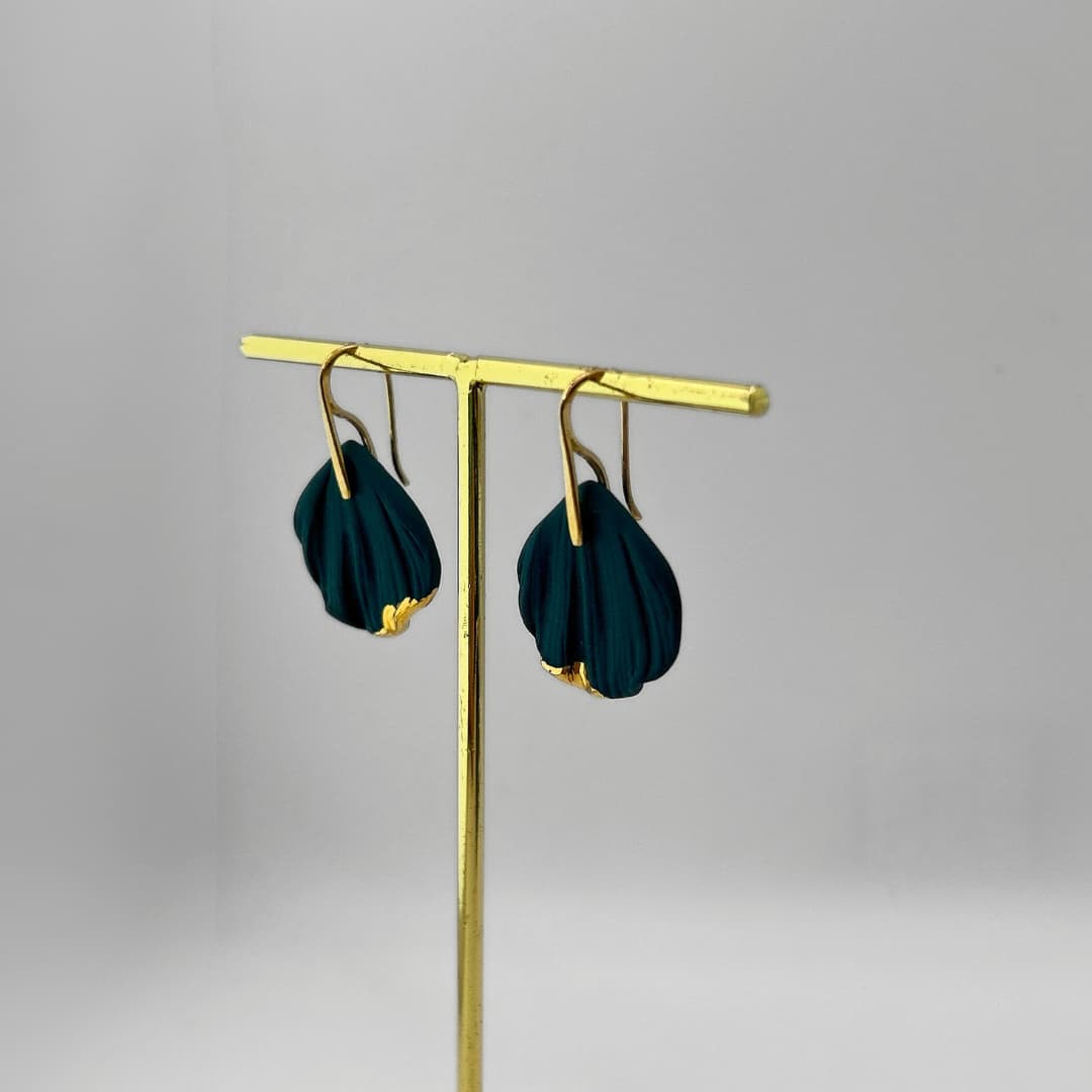 Stuudio Ankoopi kõrvarõngad - Meresinised lehed