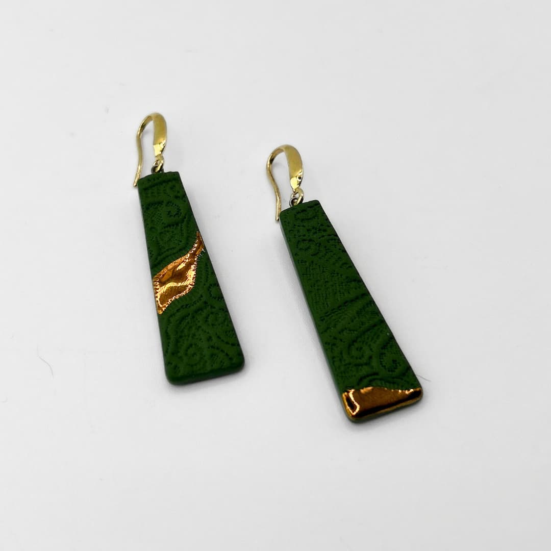 Stuudio Ankoopi kõrvarõngad - Pikad rohelised