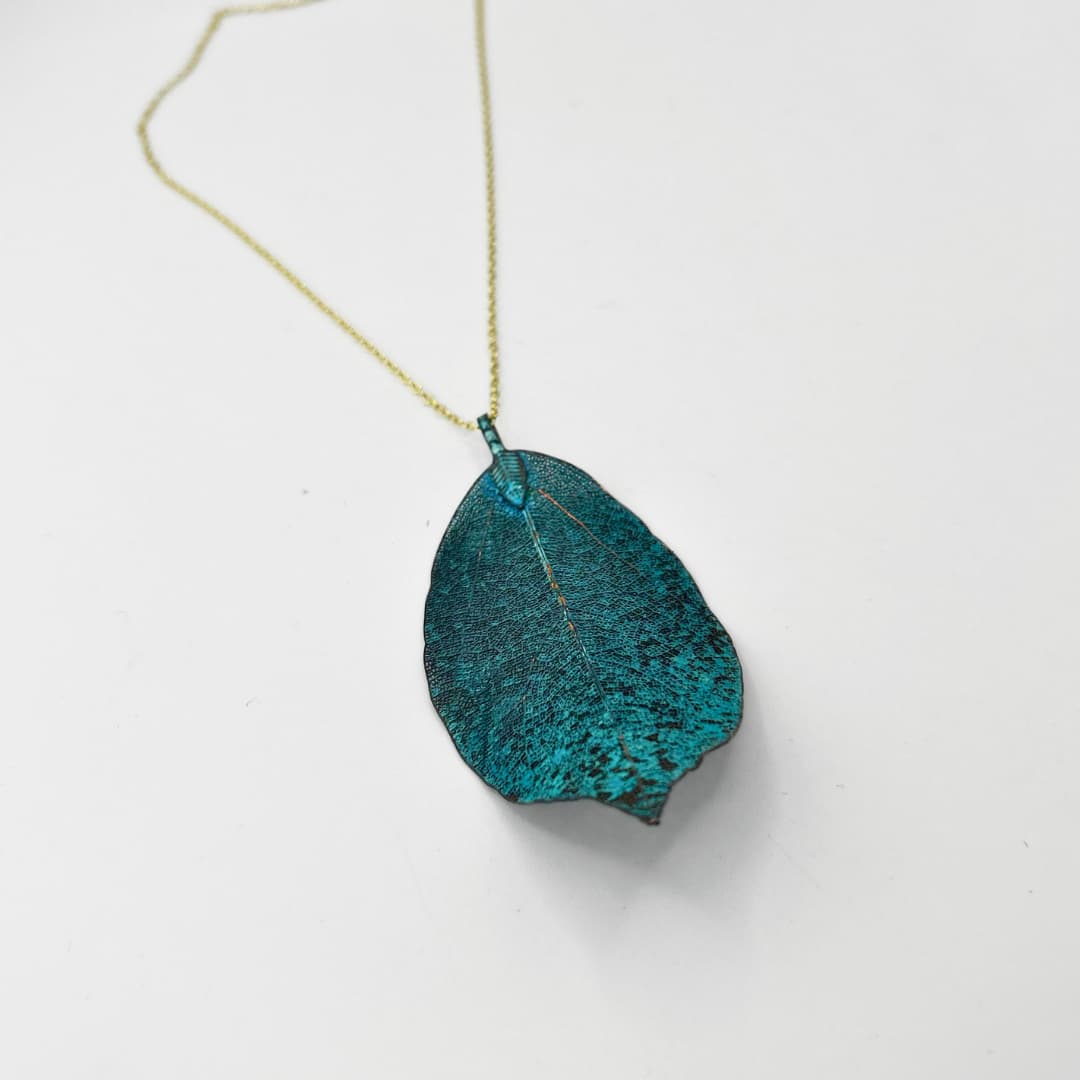 Kaelakee Leaf - Türkiis