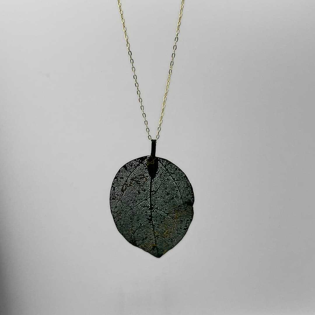 Kaelakee Leaf - Rohekas-kuldne