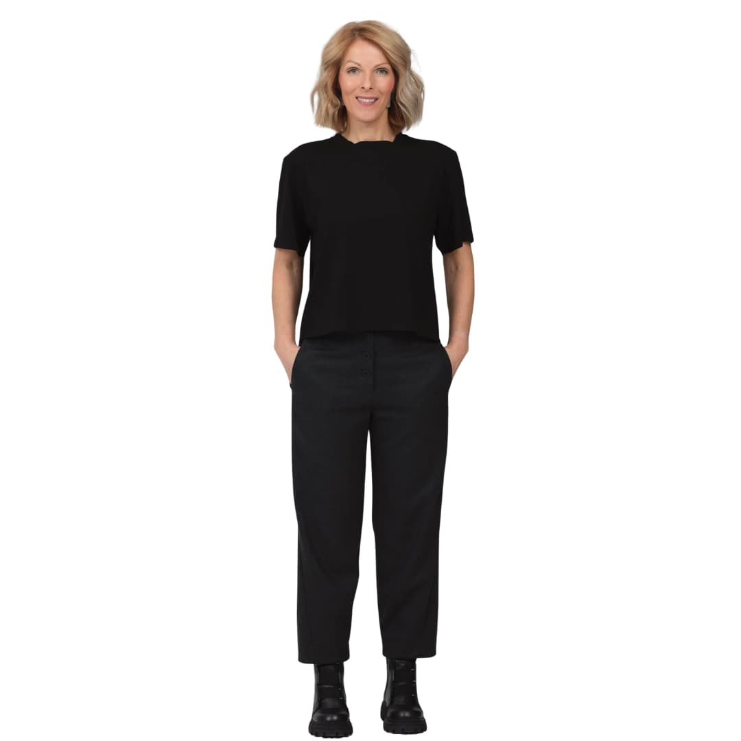 JustMust elegantsed püksid Tsuba - Tumehall