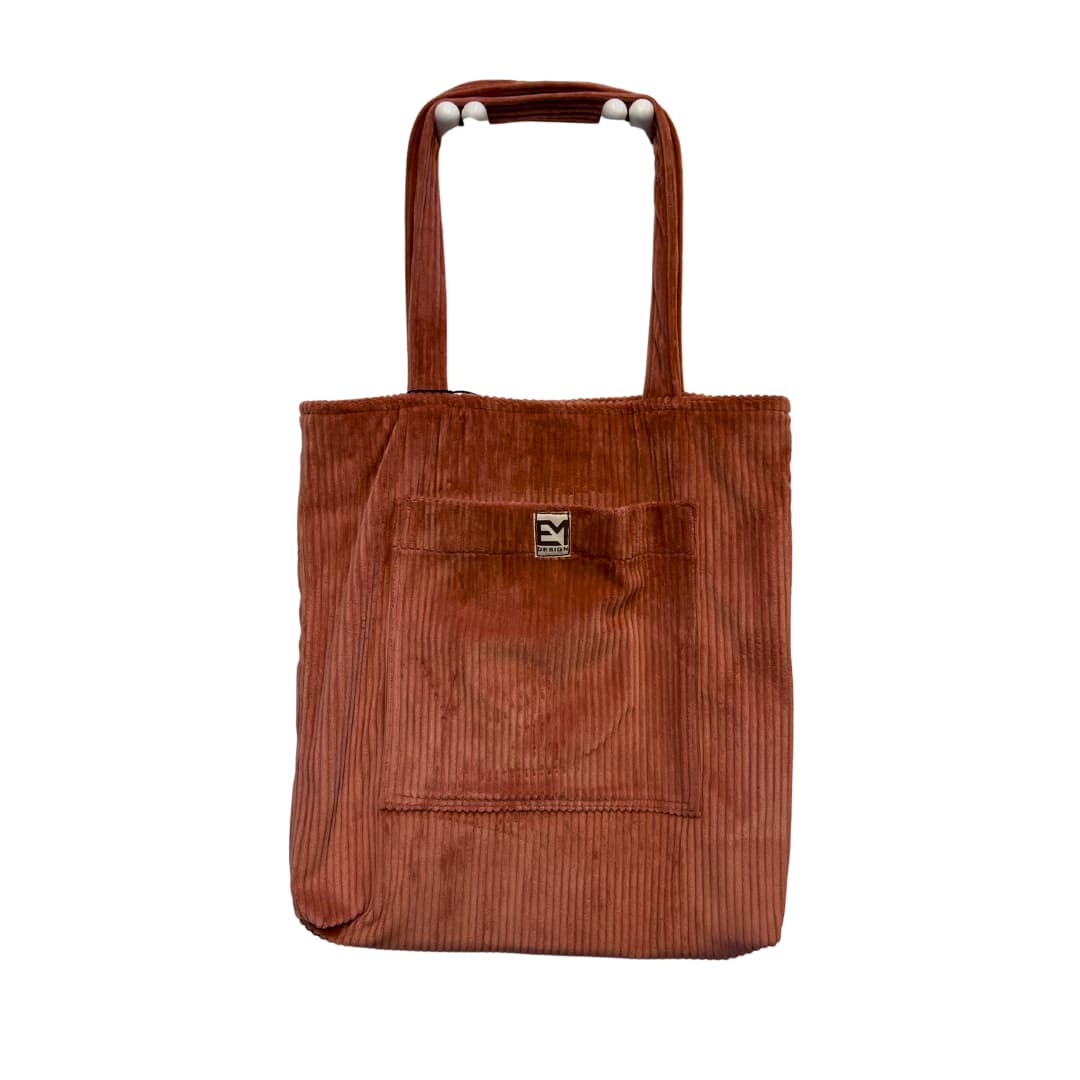 EM Disain velvet kott - Roosakas