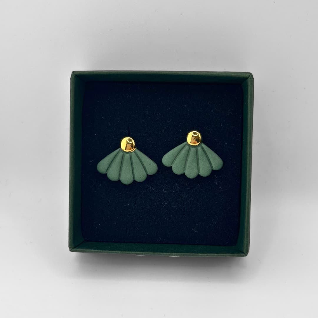 Stuudio Ankoopi kõrvarõngad - Rohelised lilled