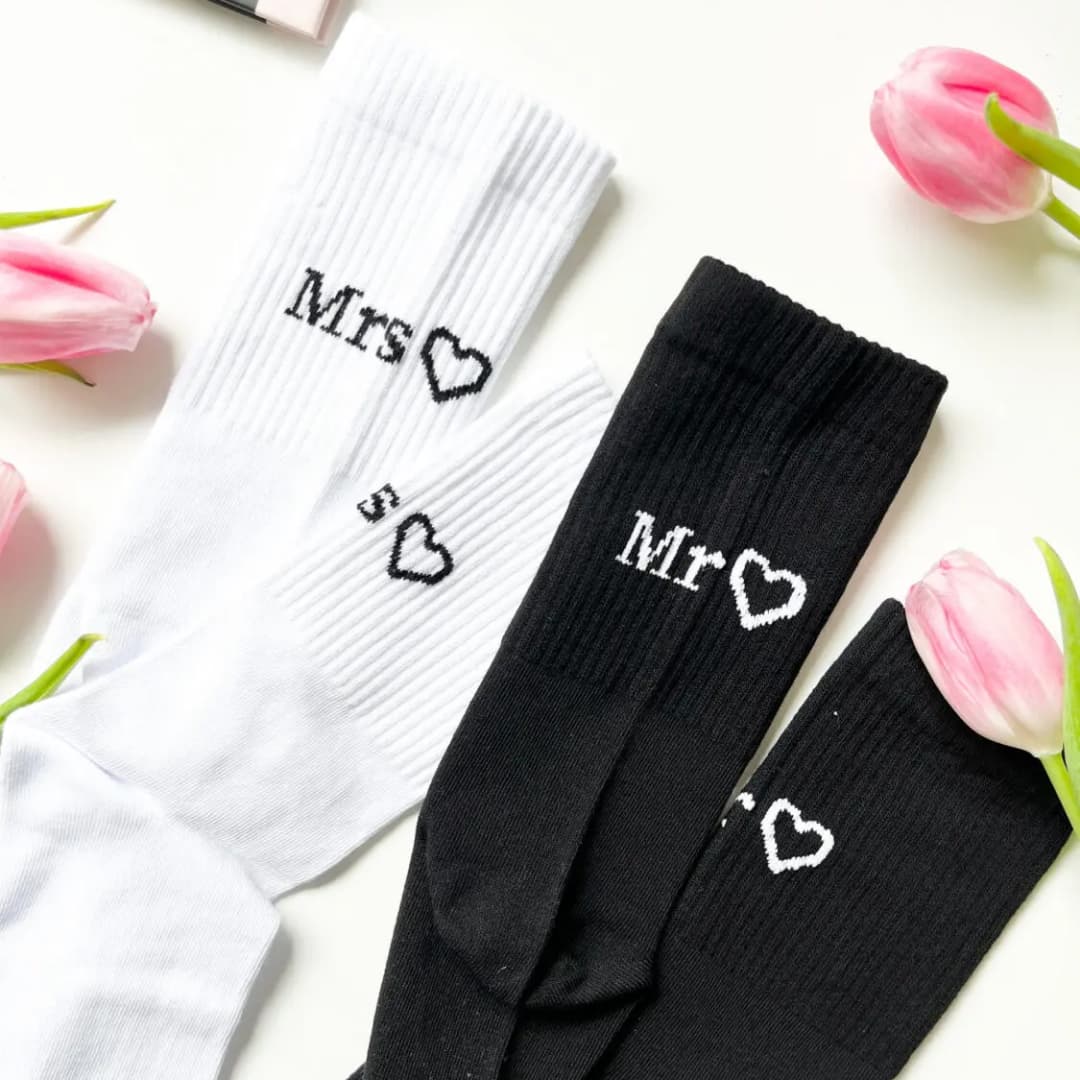 Spordisokid paarile MR & MRS - Komplekt 2 paari