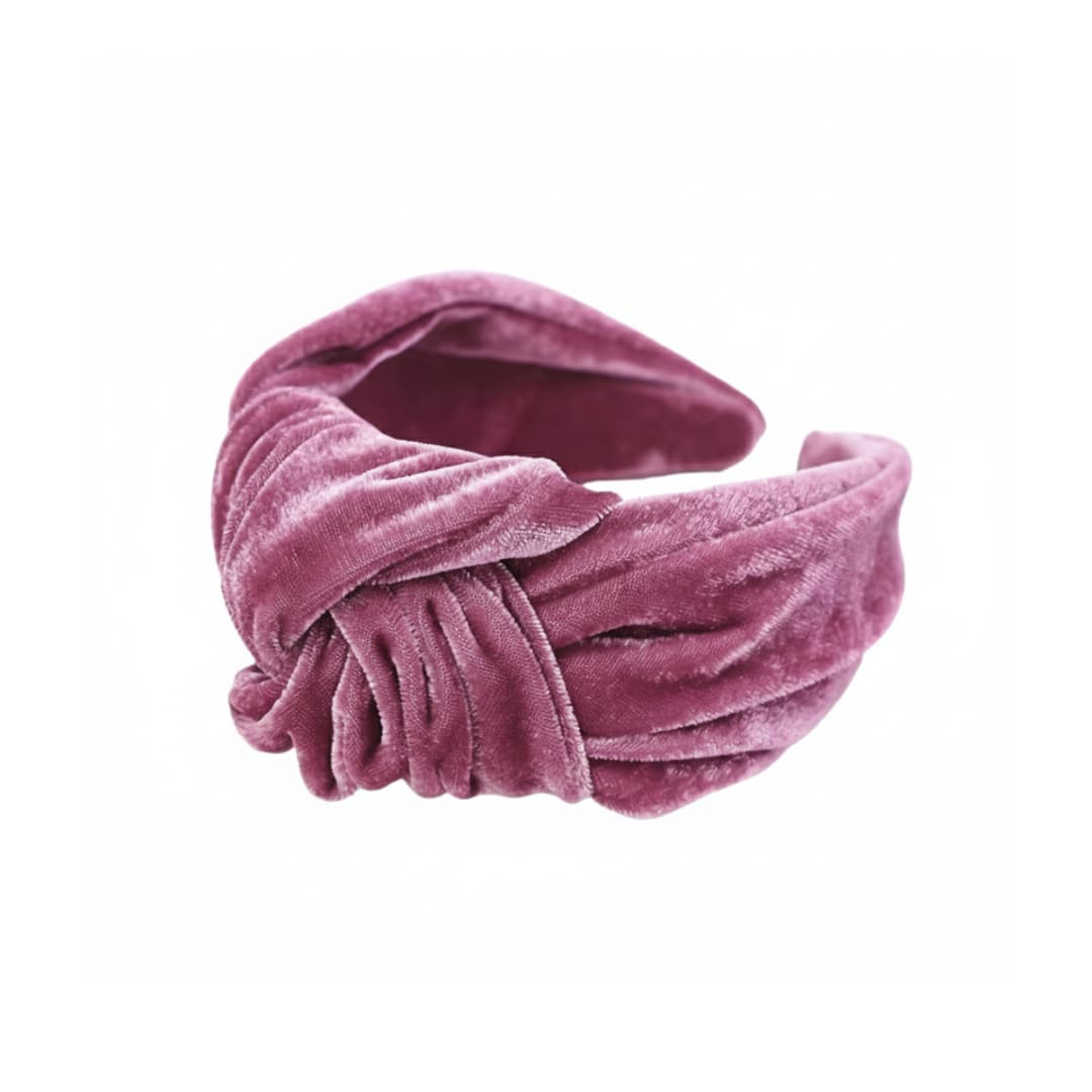 Sametist peavõru Florence - Roosa