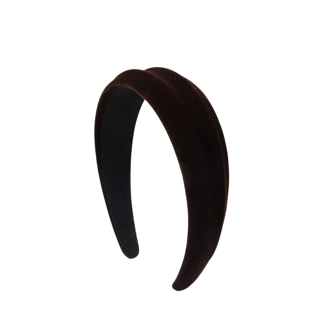 Sametist peavõru Alice - Tumepruun