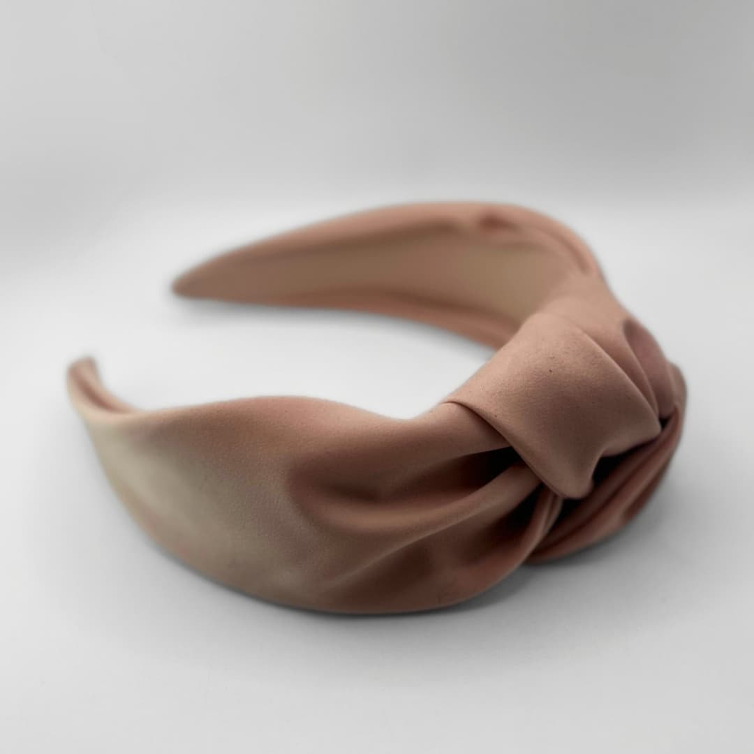 Satiinist luksuslik peavõru Isabel - Šampanja