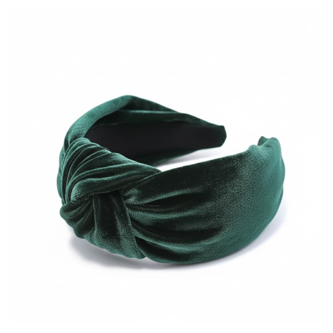 Sametist peavõru Florence - Rohekas