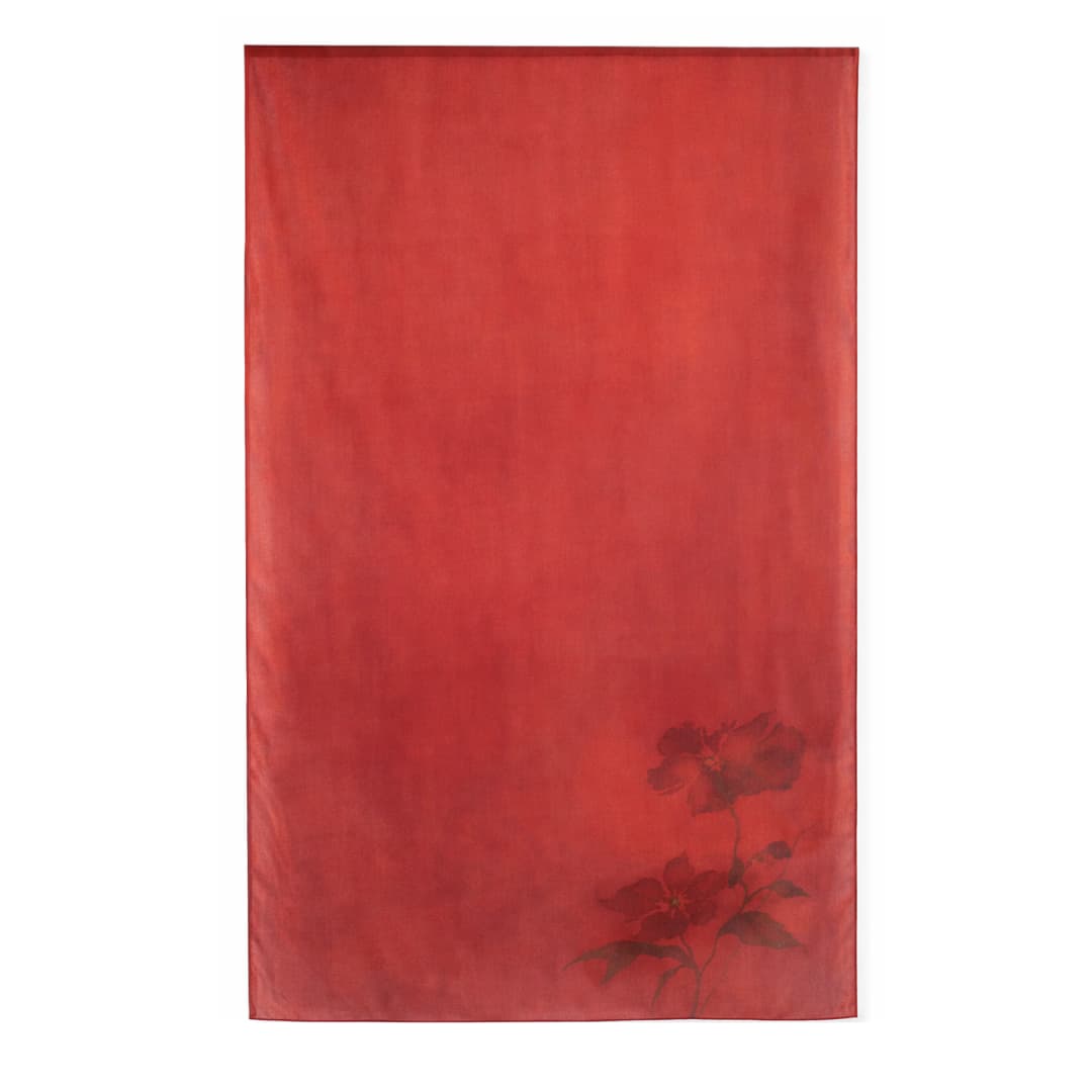 Merike Roodla 100% siidisall 40x150cm - 01