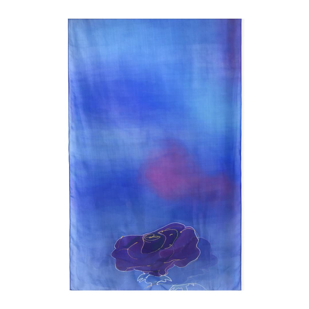 Merike Roodla 100% siidisall 40x150cm - 10