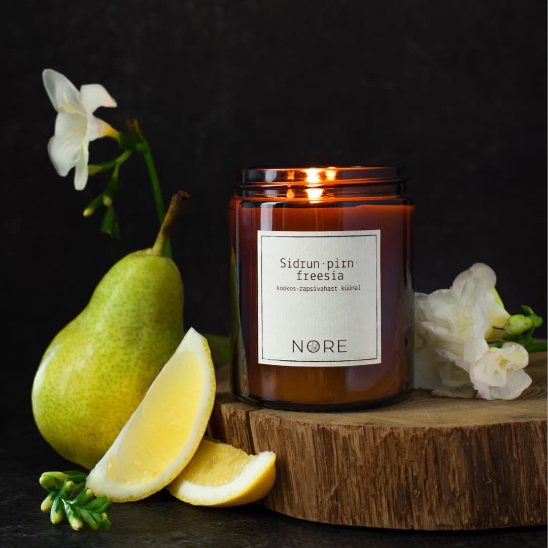 Nore - Sidrun•pirn•freesia küünal 150g