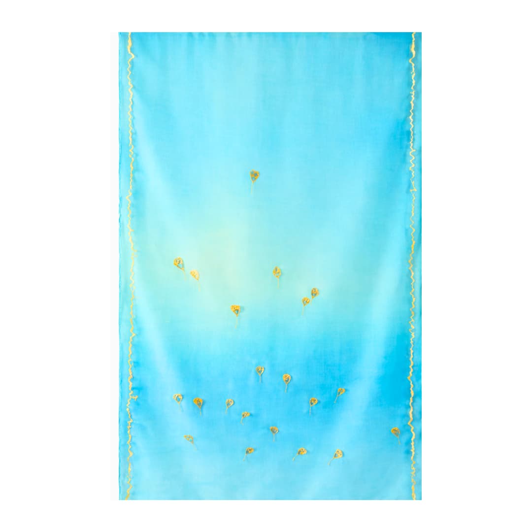 Merike Roodla 100% siidisall 40x150cm - 13