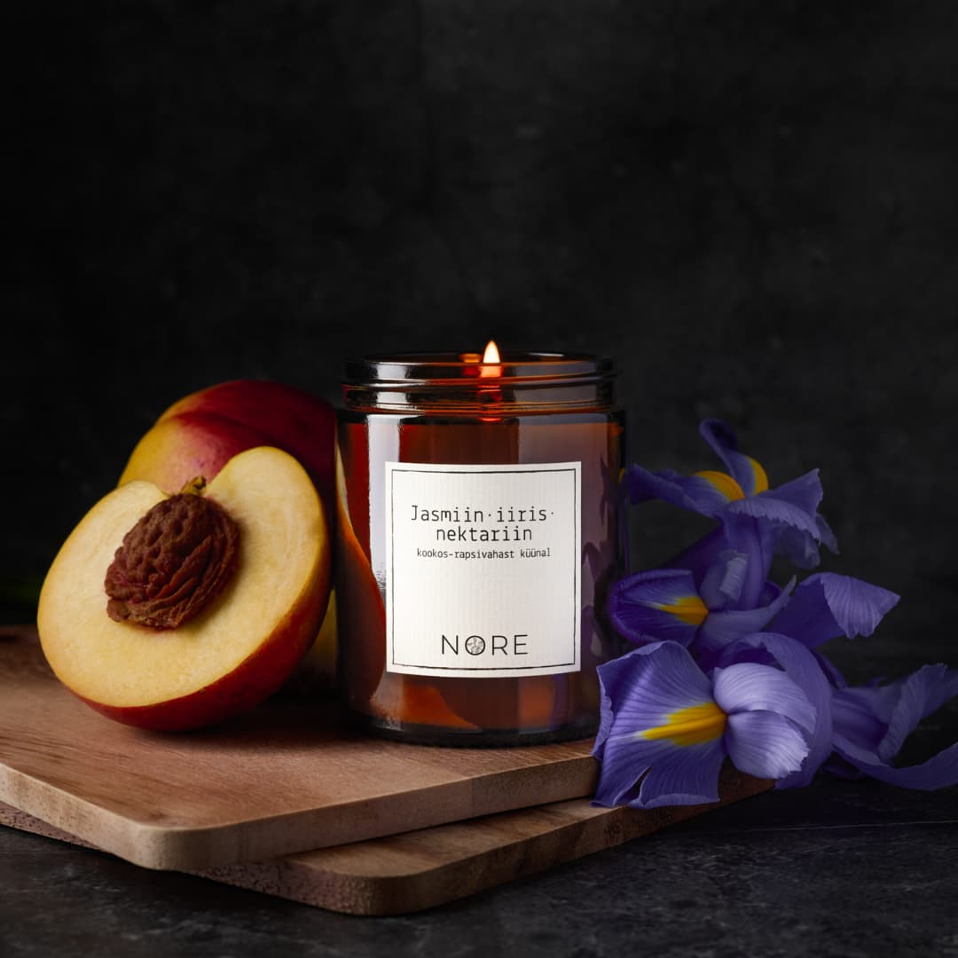 Nore - Jasmiin•iiris•nektariin küünal 150g