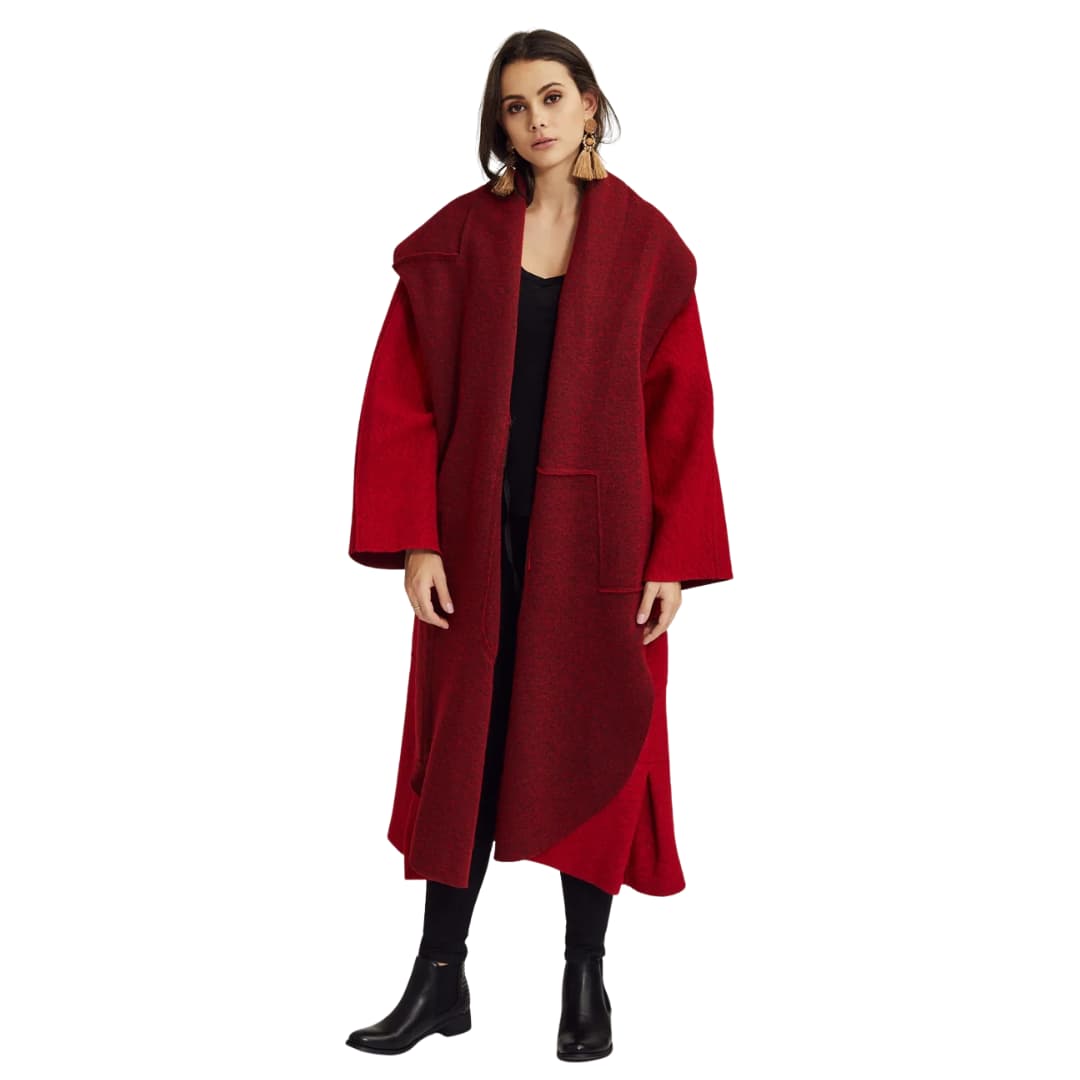 Villane pikk jakk - Punane