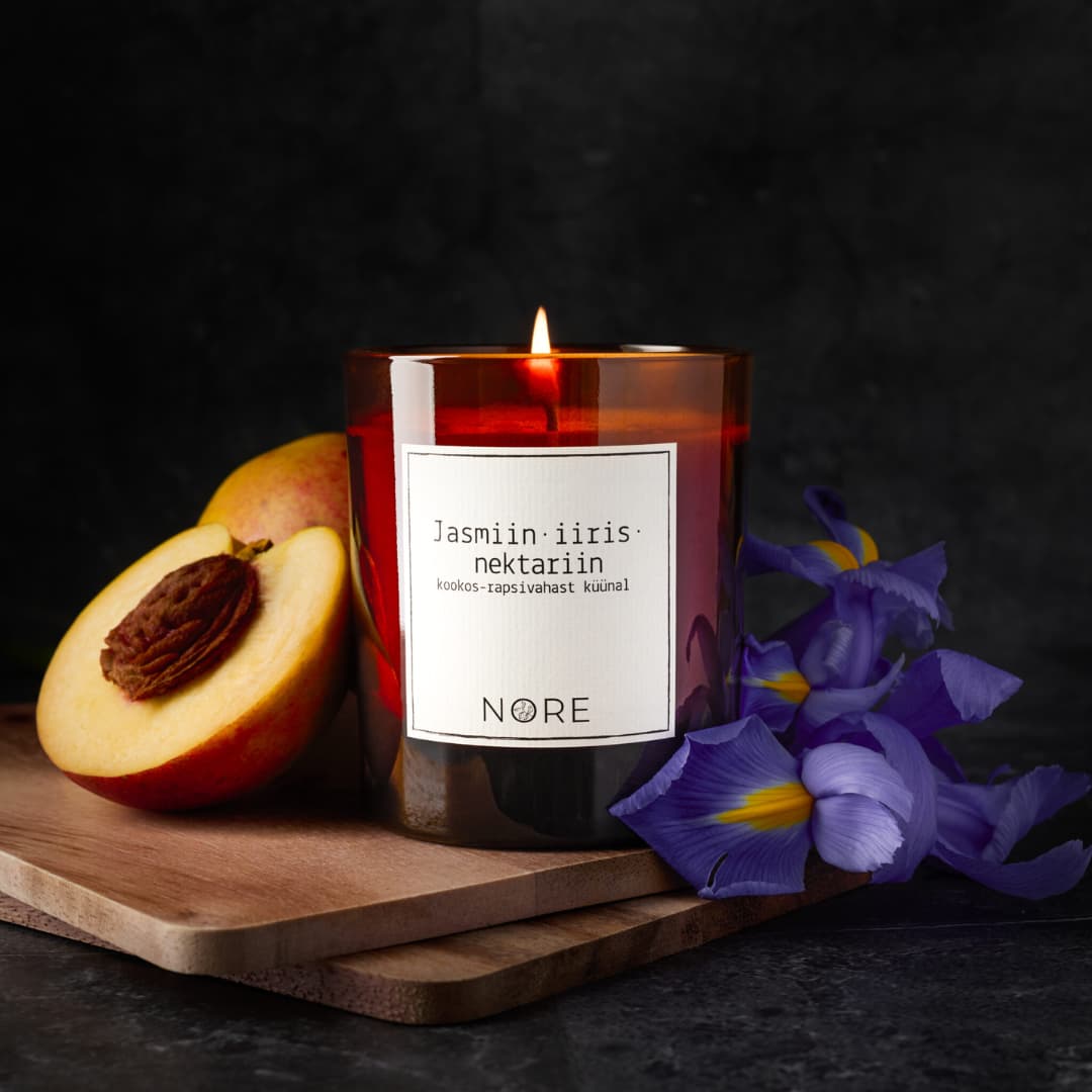 Nore - Jasmiin•iiris•nektariin küünal 220g