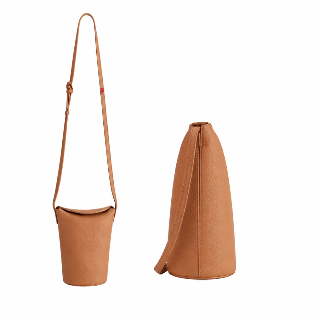 Crossbody nahast kott Amelia - Pruun