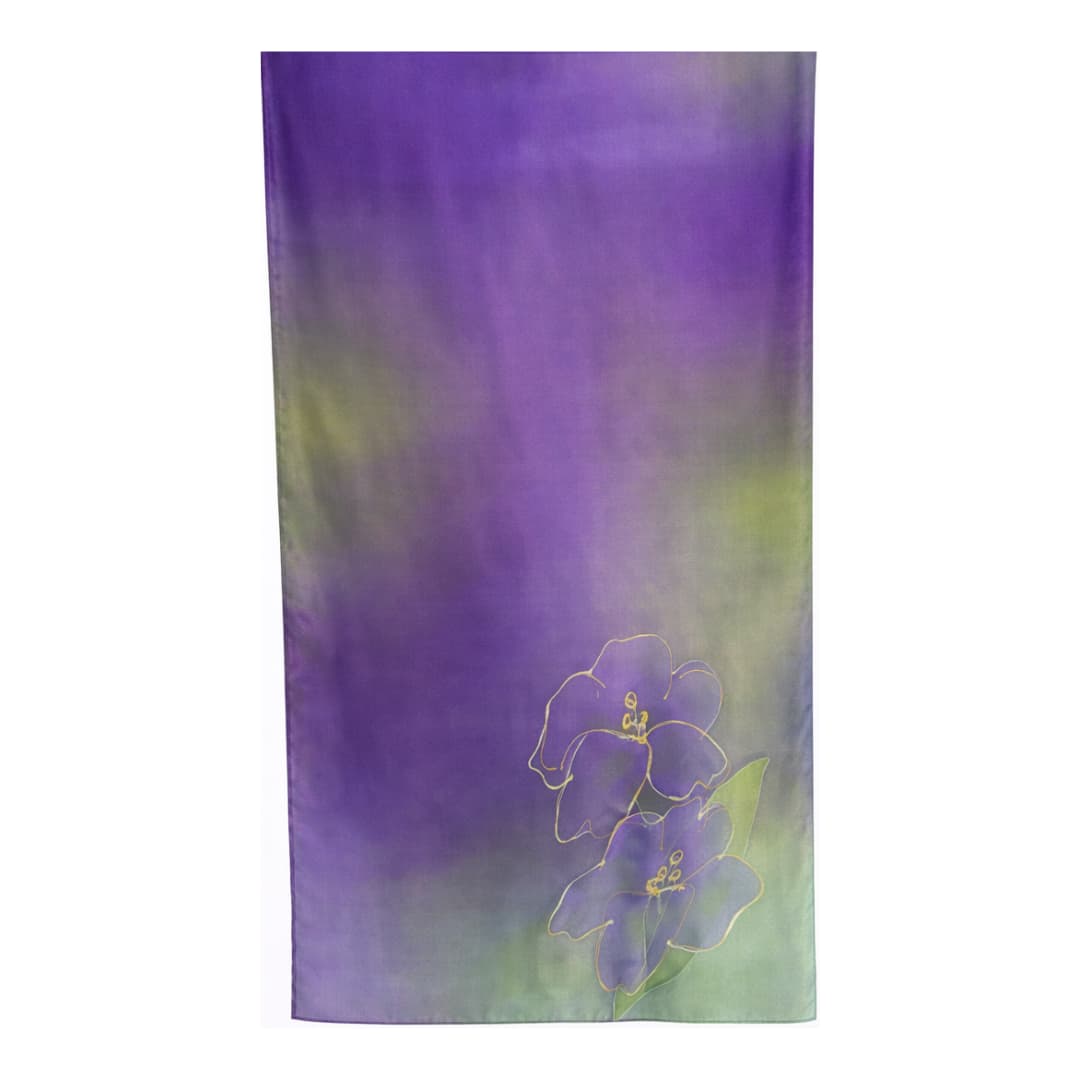 Merike Roodla 100% siidisall 40x150cm - 26