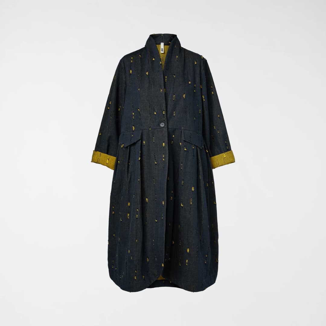 Teksajakk Unique - Kuldsed detailid