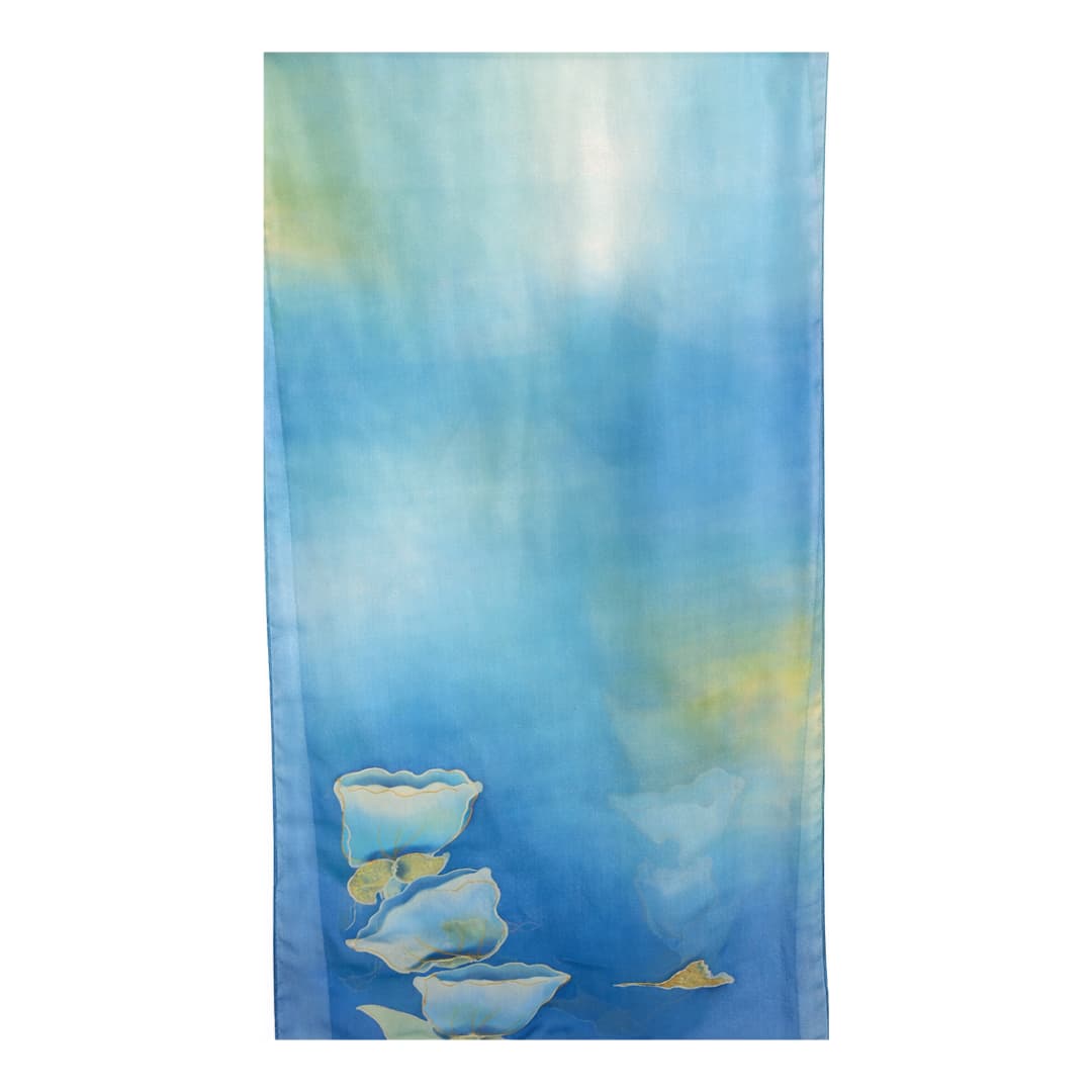 Merike Roodla 100% siidisall 40x150cm - 22