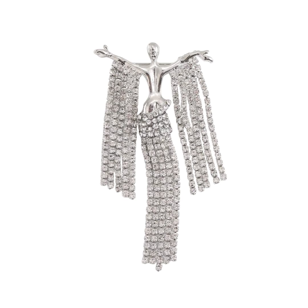 Pross Cindy - Hõbedane naine kristallidega