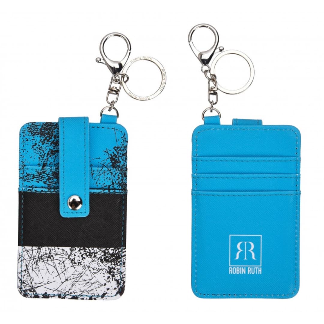 Robin Ruth kaarditaskuga võtmehoidja - Sini-must-valge