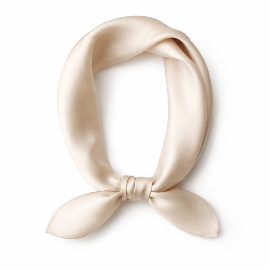 100% siidisall 53x53cm - Šampanja