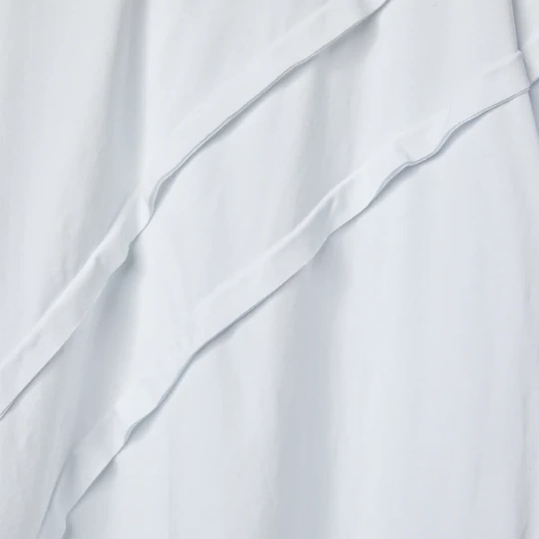 Asümmeetriline pluus - Valge