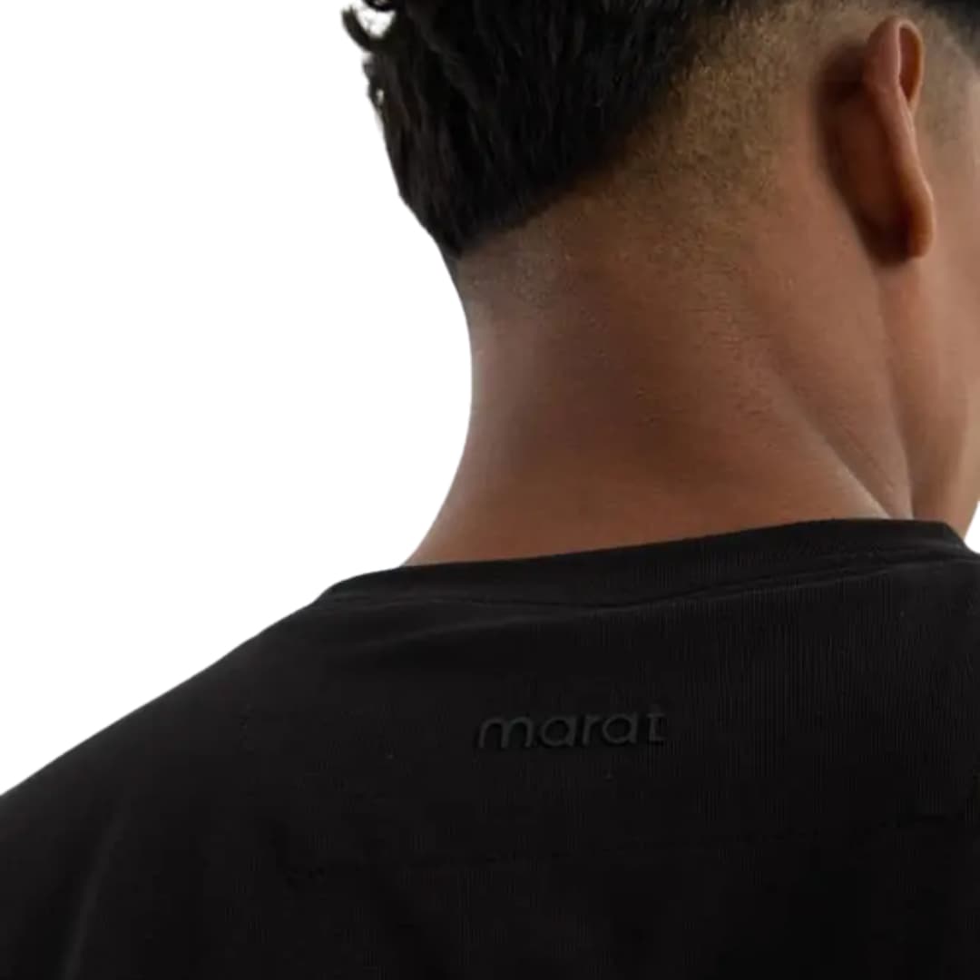 Marat unisex t-särk väike logo - Must